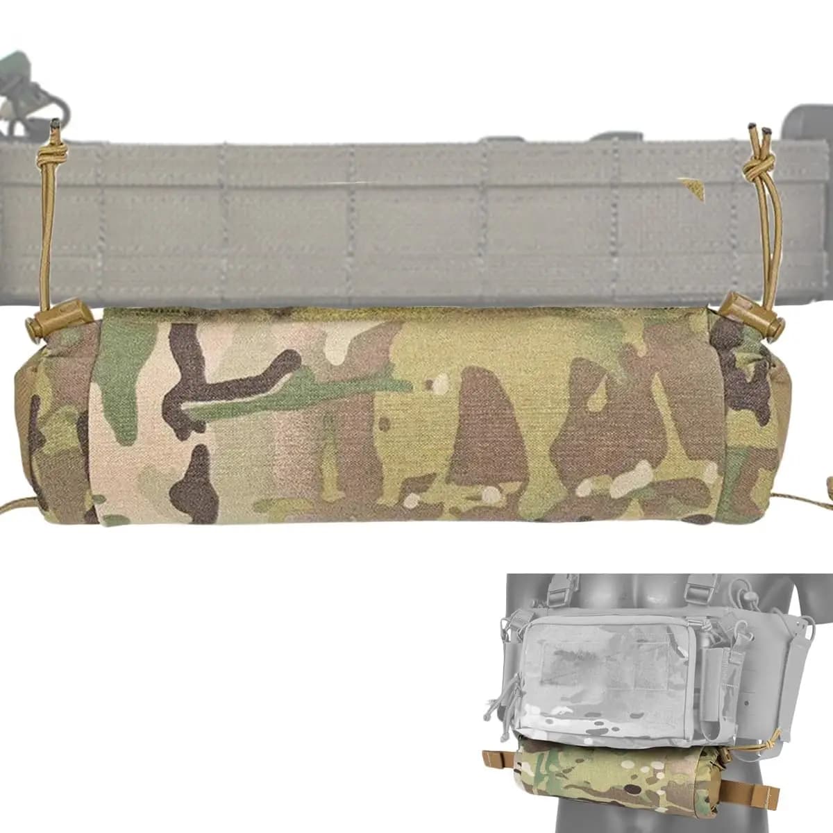 Custodia tattica IFAK per cintura da battaglia, piccola custodia medica di primo soccorso drop-down Kit trauma EMT, custodia GP multiuso multifunzione