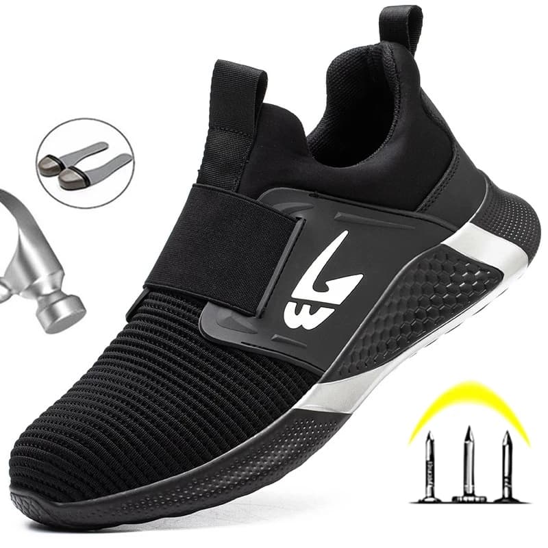 Men's Shoes Anti-injury Boots Iron Toe Boots Anti-breaking Shoe Comfortable and lightweight Men's Safety Work Shoes