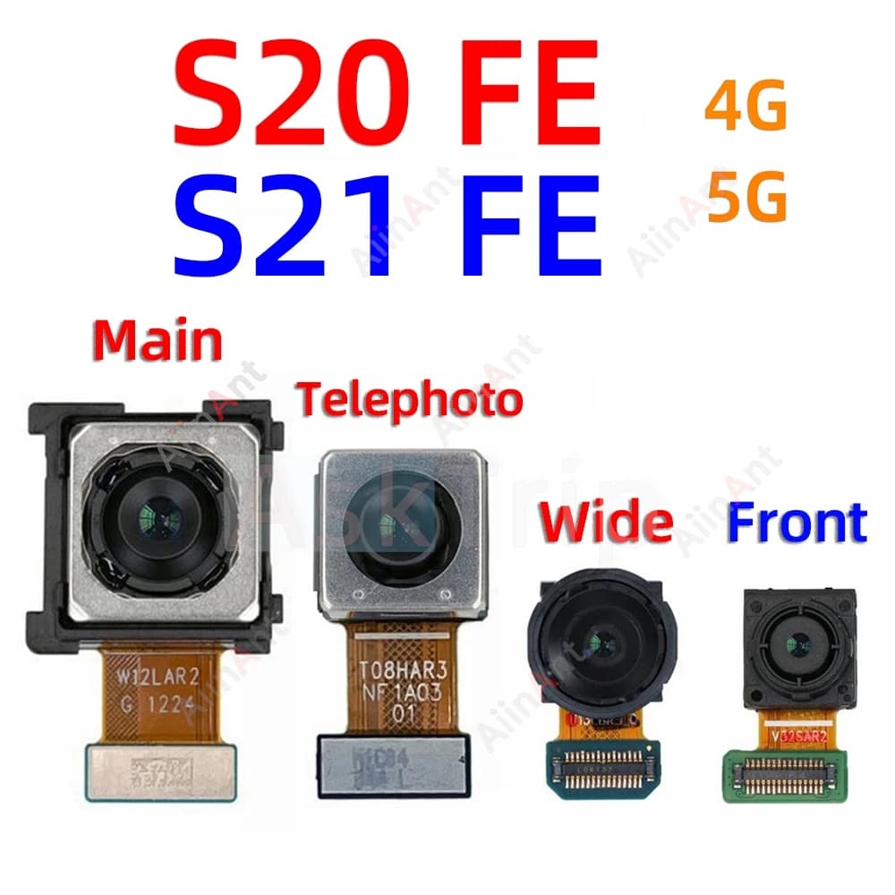 Macro depth large main small front rear flexible cable camera for Samsung Galaxy S20 S21 FE 20FE S21FE G781B G990B 4G 5G
