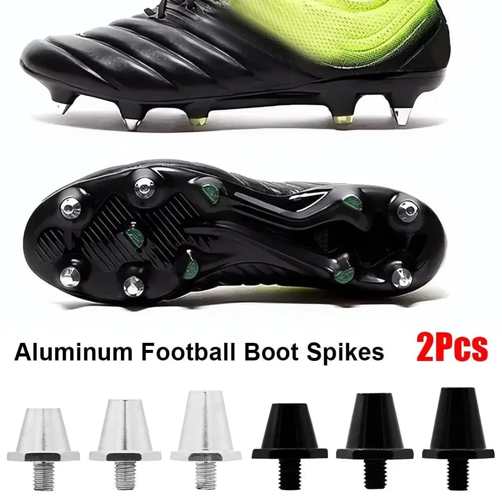 2 pezzi durevoli 11/13mm punte per scarpe da calcio filo M5 borchie per scarpe da calcio antiscivolo tacchetti per scarpe da calcio in alluminio per esterni interni