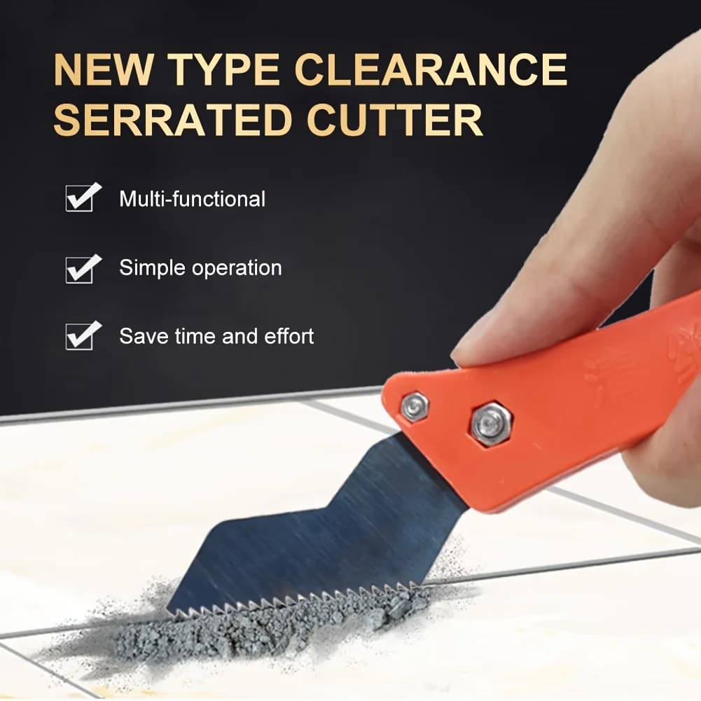 Professional ceramic tile mortar removal cleaner for seam sawed tungsten steel hook knife for floor wall concrete cleaning tool