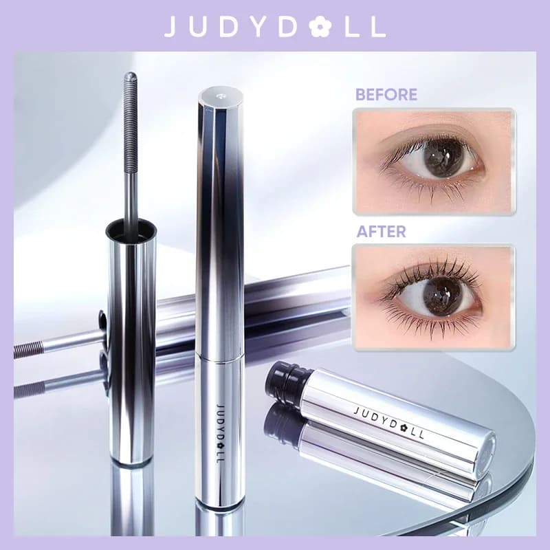 Judydoll mascara in ferro mascara in tubo d'acciaio 2G impermeabile sottile ricciolo lungo styling spesso