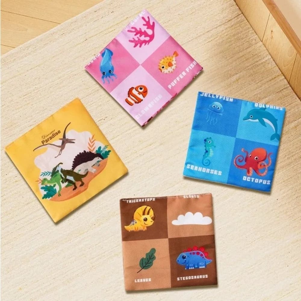 con scatola per fazzoletti di carta increspata sensoriale, giocattolo educativo Montessori, esercizi con le dita, giocattolo per l'apprendimento precoce, gioco di trazione