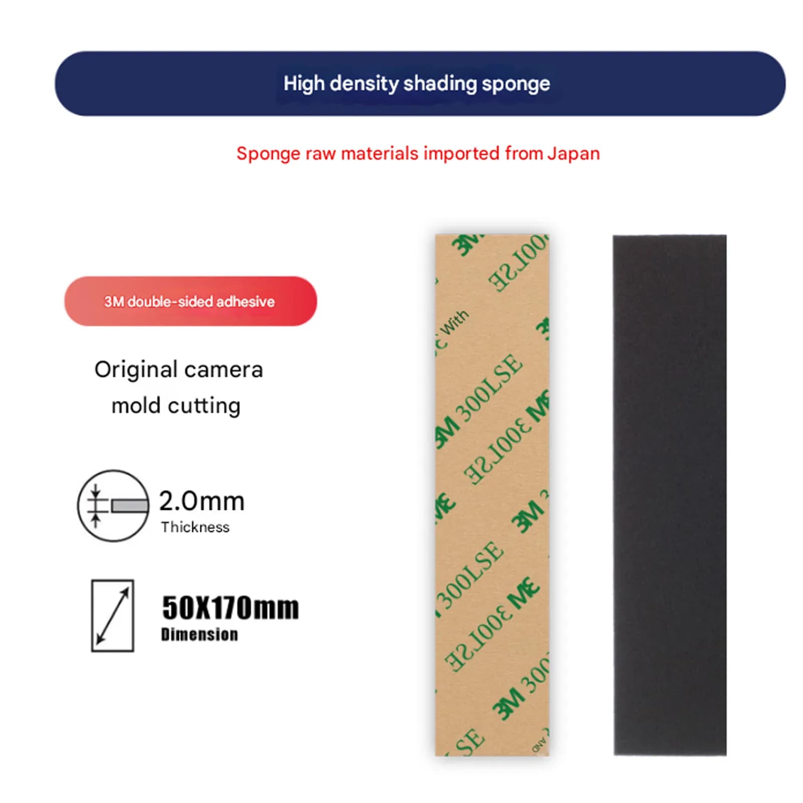 Olympus OM10 camera anti-light sealing sponges kit, high density sealing strips anti-infiltration of light, spare parts for repair retro cameras