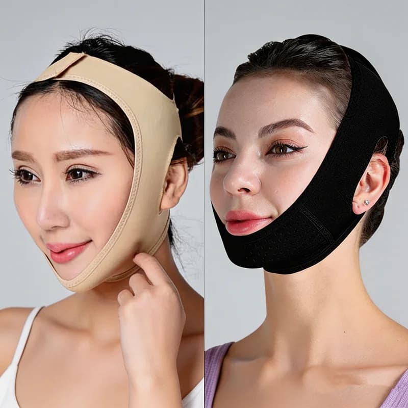 Fascia Elastica Modellante Viso 2026, Cintura Lifting per Viso a V, Massaggiatore Facciale per Donna, Strumento per la Cura della Pelle del Viso