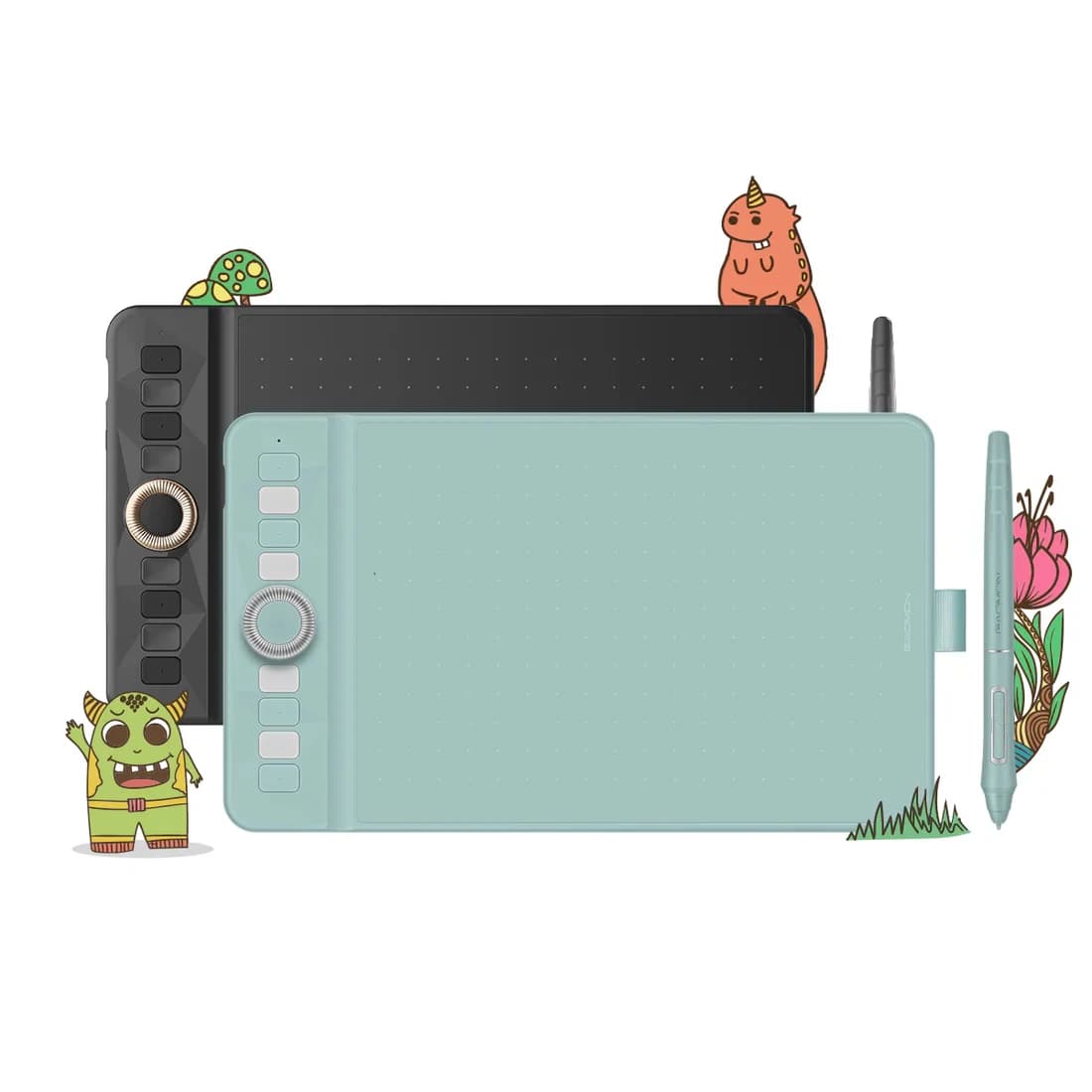 Tavoletta grafica Wireless GAOMON WH851 Bluetooth 5.0 connettività 16K livelli penna 8x5 pollici tavoletta da disegno di tipo C con guanto a manica
