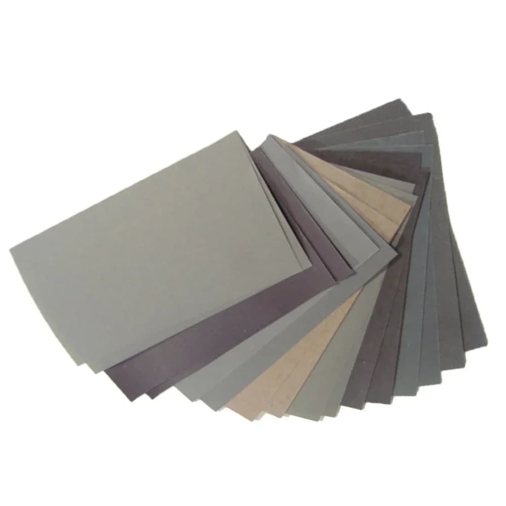 Set of 15 Abrasive Cards with Grana 400, 600, 3000, 800, 1000, 1200, 1500, 2000, 2500 for Secco/Umido grinding, Abrasive Tools