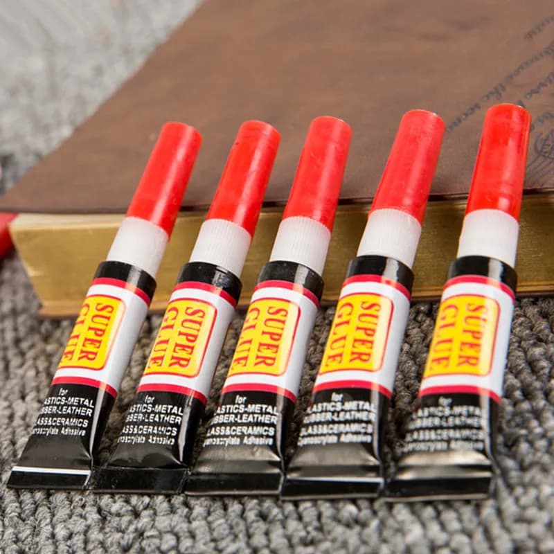 10 pz liquido Super colla 502 istantaneo forte legame pelle legno gomma metallo vetro adesivo cianoacrilato negozio di cancelleria Gel per unghie