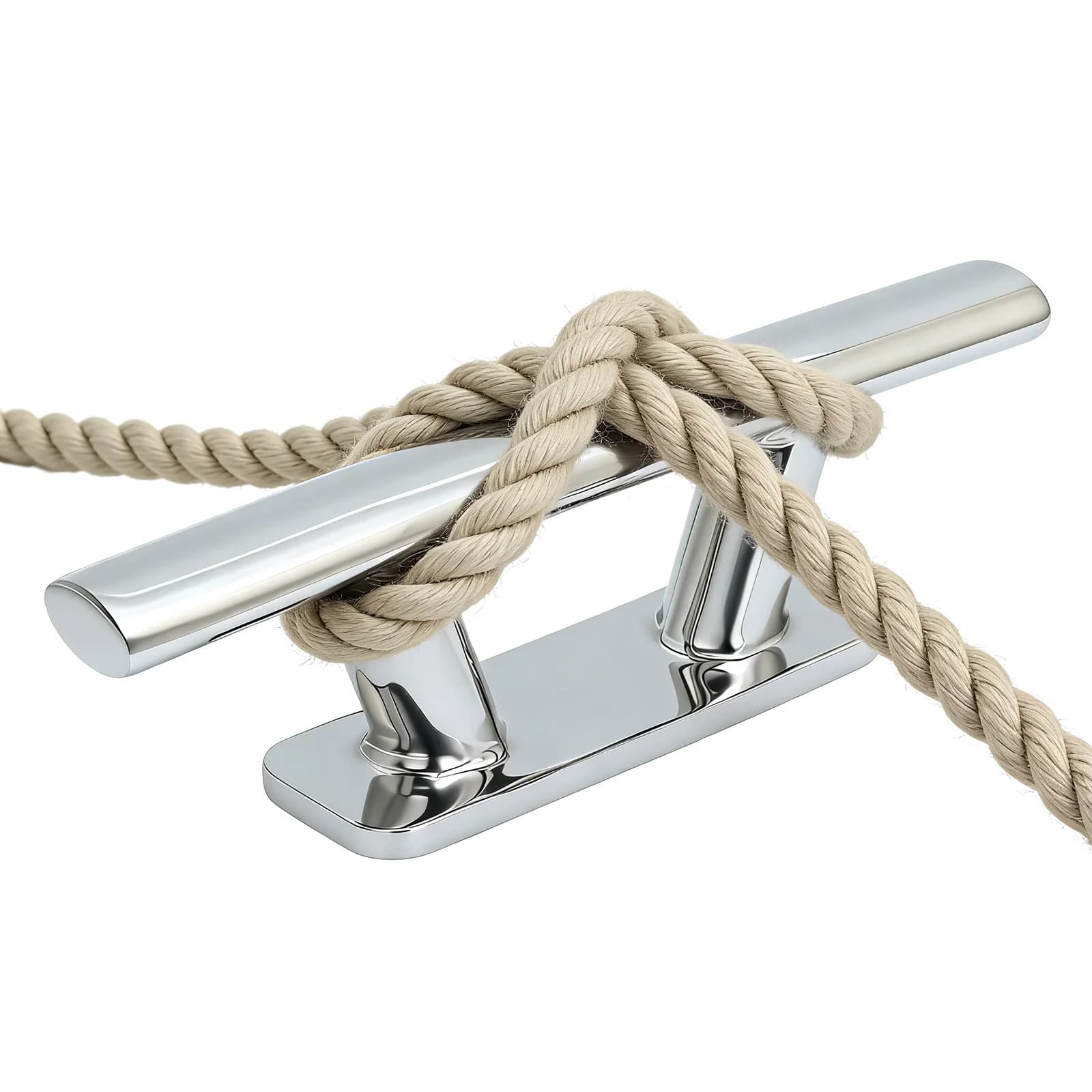 Maniglia di Presa Marina da 6 Pollici, Robusta, con Base Cava, per Ancoraggio Corde su Ponte Barca, Yacht, in Acciaio Inossidabile 316, Accessori Nautici