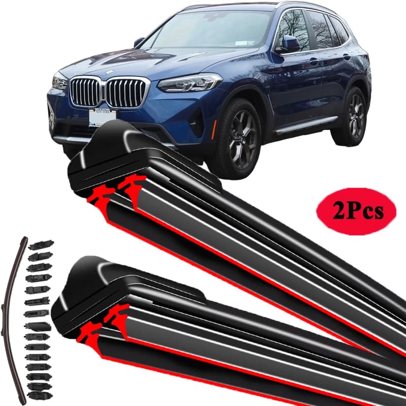 Per BMW X3 G01 2017 2018 2019 2020 2021 2022 Spazzole Tergicristallo Anteriori Taglierina Bracci In Gomma Auto Parabrezza Parabrezza Finestra di Pulizia