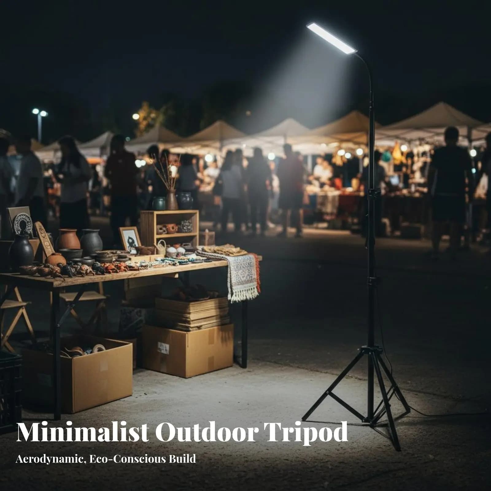 Lampada da lavoro illuminante con treppiede, testa girevole, lampada da lavoro illuminante con supporto, lampada da lavoro con treppiede pieghevole, illuminazione portatile impermeabile