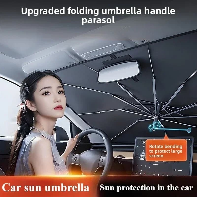 Parasols for Cars, Parasol Foldable for Windscreen, Heat Protection for Seats Auto, Accessories Auto