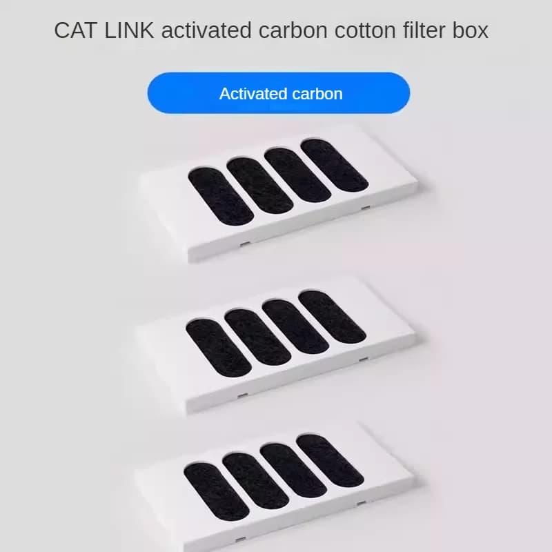 CATLINK Lettiera automatica per gatti Pro-X con filtri al carbonio e cotone, accessori di ricambio Forniture per animali domestici per gatti Assorbono gli odori