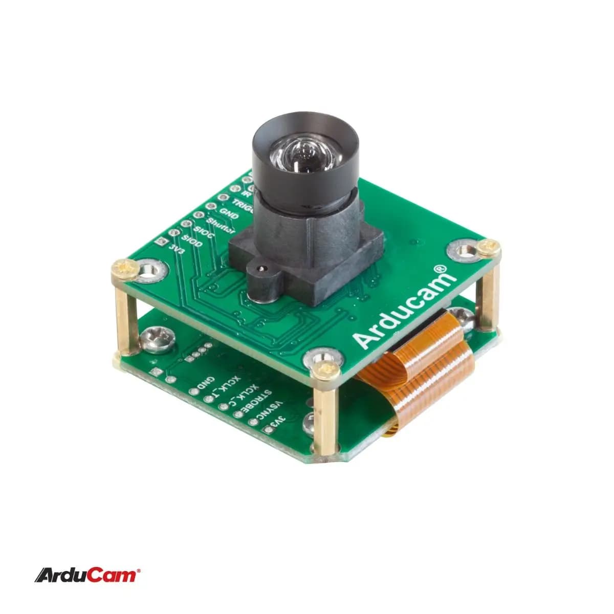 Fotocamera con otturatore globale a colori Arducam Full HD per Raspberry Pi, modulo telecamera di pivarietà grandangolare AR0234 da 2,3 MP