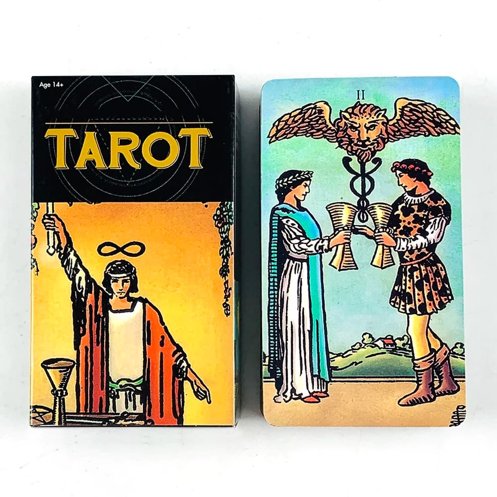Nuove carte Oracle dei tarocchi Giochi di intrattenimento per il tempo libero Carte per riunioni di famiglia Profezia Divinazione Carte dei tarocchi Giochi da tavolo