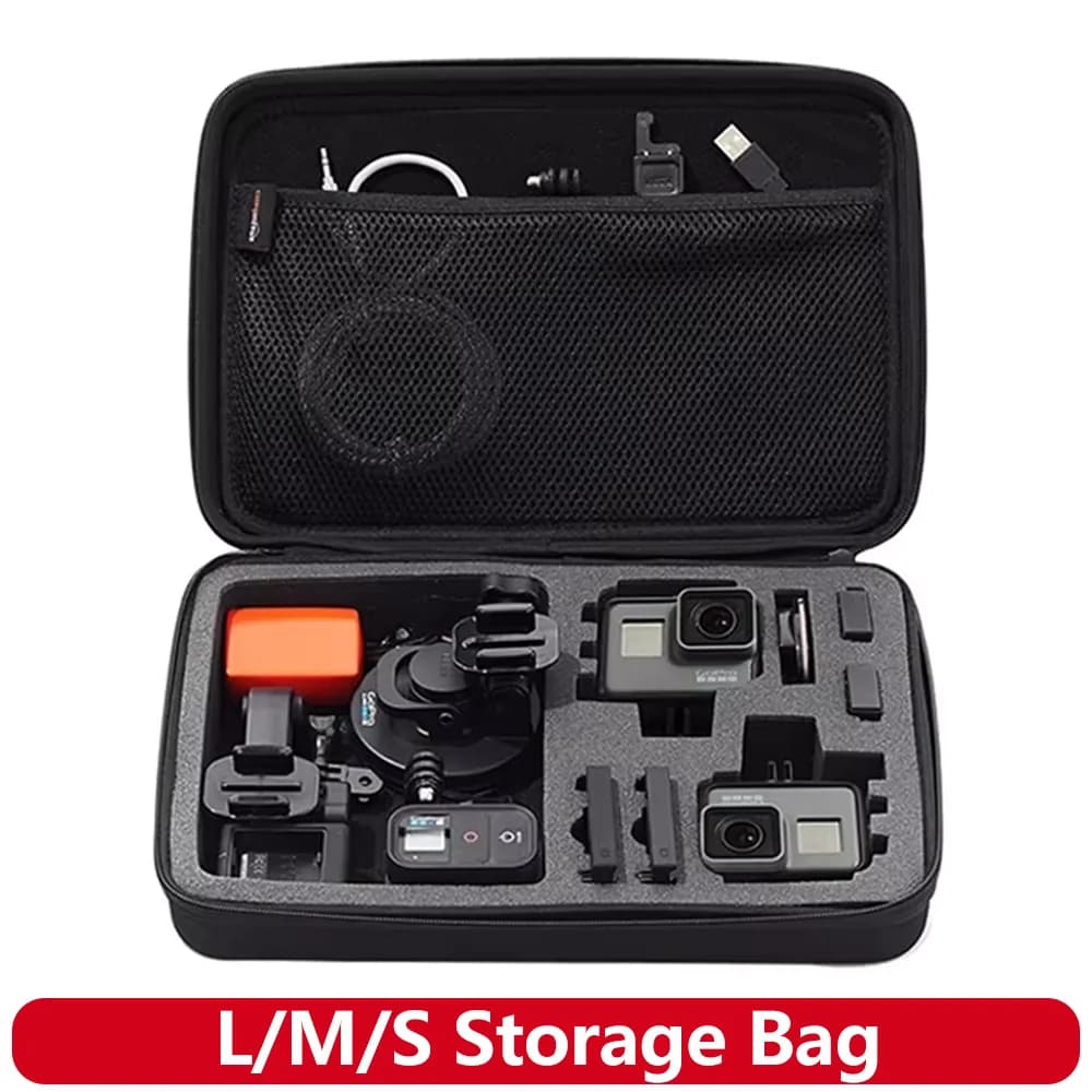 Shipping Case Small Medium Large Accessories Anti-shock storage bag Hero11 box 10 9 8 7 SJCAM M20 SJ6 SJ7 Action Camera