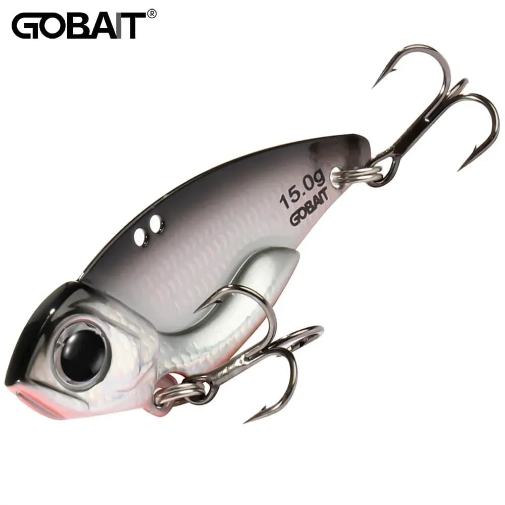 Metallo Jig VIB Richiamo 7g 10g 15g Cucchiaio Spinner Colore Spinning Attrezzatura da pesca Ami tripli Swimbait Pesca Esca Spinnerbait VIBRAZIONE