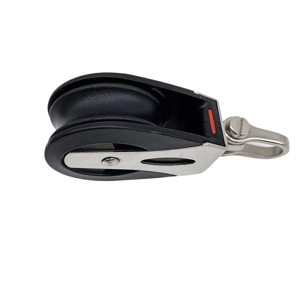 Stainless Steel Pulley Nylon Sailboat Plain Bearing Sheave Block Marine Rope Runner Boat Accessory-ABQF