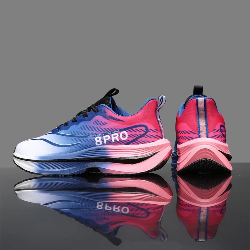 Running shoes for men and women, running shoes with support for the arch, anti-slip sneakers with cushion for walking, hiking, gym, all seasons