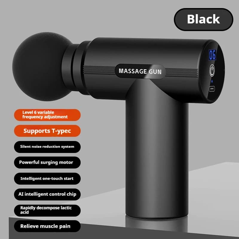 Strictly select the new professional massager for muscle relaxation, mini portable gift for gun for band with USB charging