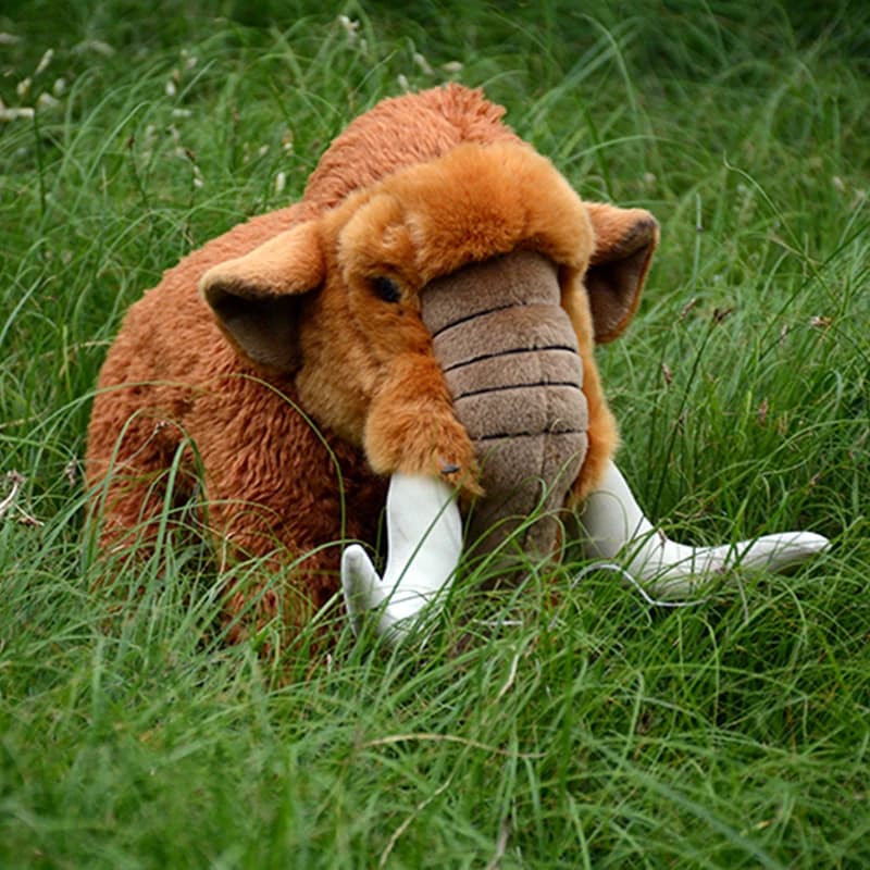 Realistico mammut alta fedeltà carino Plushie Eephant peluche animali realistici simulazione bambola di pezza Kawai giocattolo regali per il bambino
