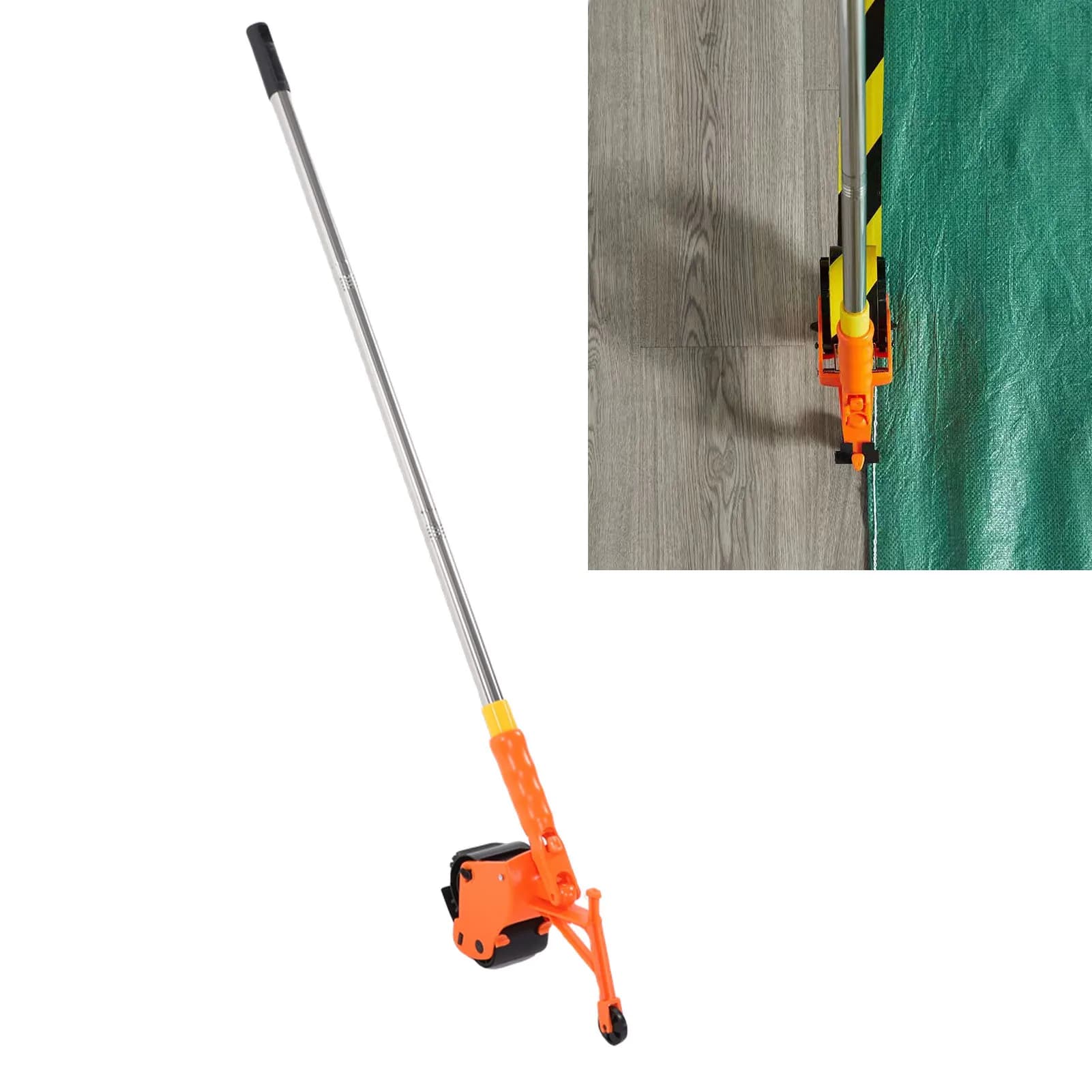 Macchina per la Marcatura a Nastro del Pavimento, Dispenser Taglierina per Nastro Adesivo con Rullo, Macchina Manuale per la Marcatura a Nastro per Film in PVC, PE, EVA