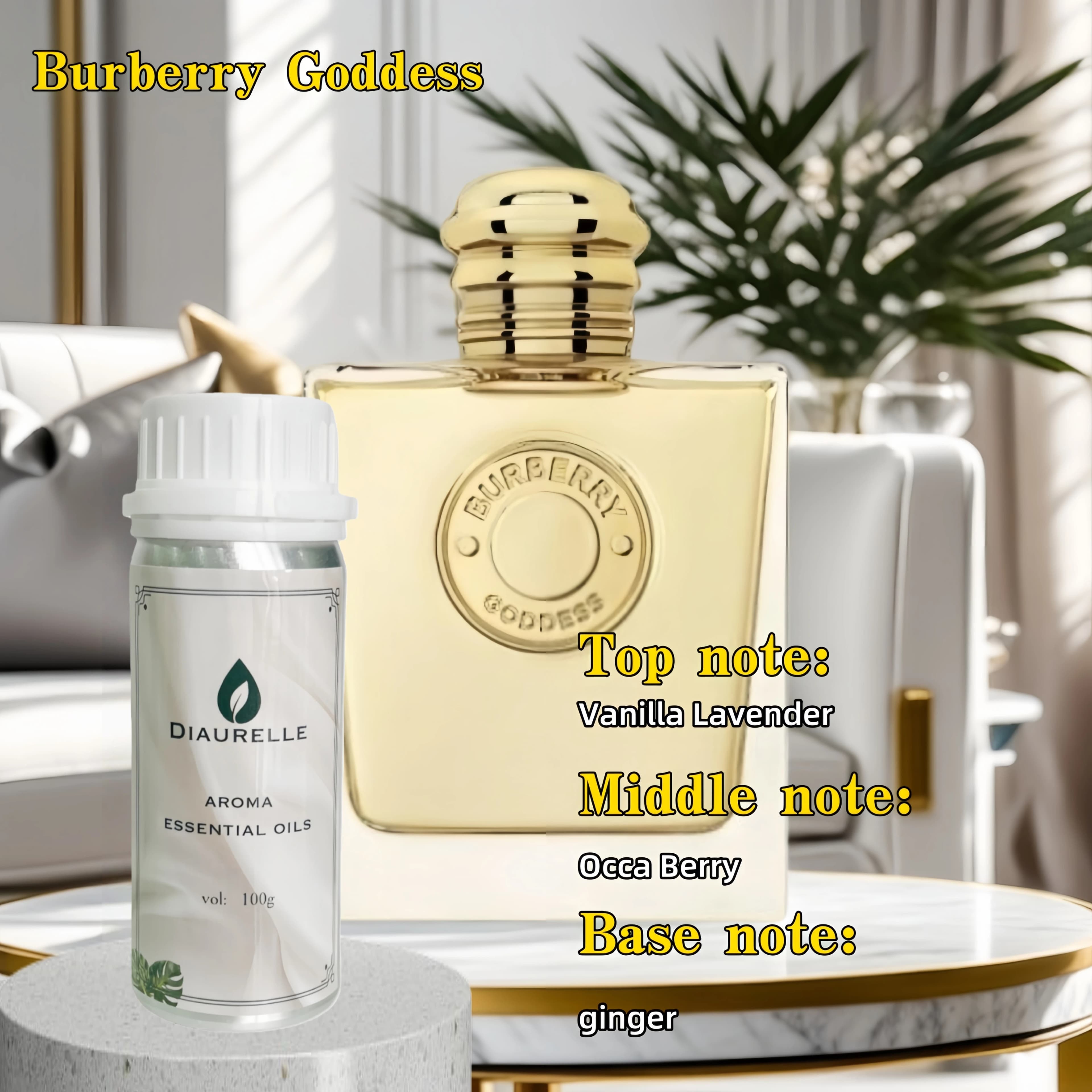 profumo spray Dea 100ML Hotel Olio Essenziale Senza Riempimento Hotel Casa Deodorante Pianta Pura oasi olio profumato diffusore d'aria