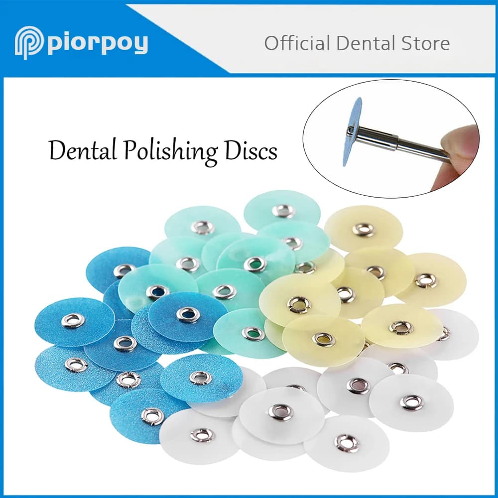 PIORPOY Dental 80 Disc Casting grossolana ridotto Contour Mandrel Stripe Kit strumenti per materiali dentali materiali di consumo monouso in plastica