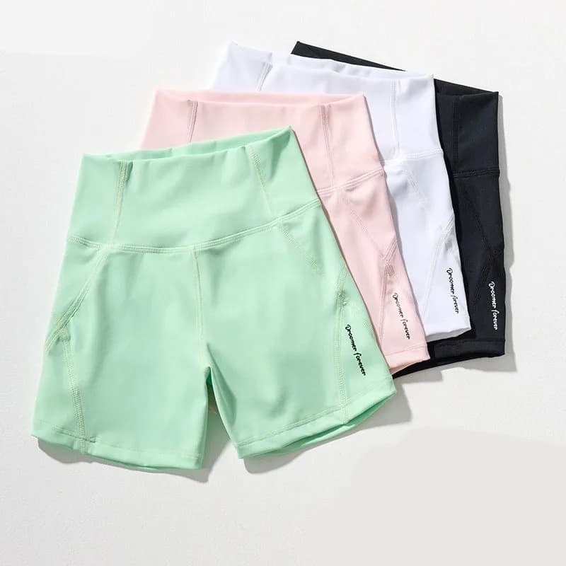 Safety shorts for girls Seamless bike shorts 3/4 long high waist Anti transparent Soft underwear for summer children