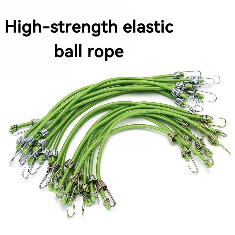 5/10PCS Cinghia elastica per bagagli con presa fissa Gancio piccolo Mini corda in lattice da 4 mm per accessorio cavo elastico fisso da campeggio