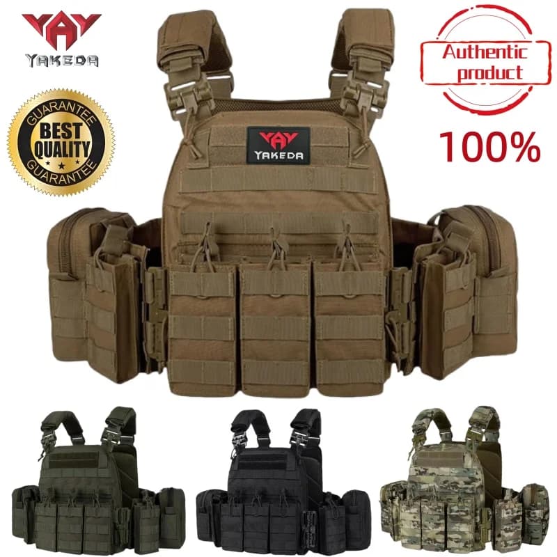 YAKEDA Quick Disassembly Training Vest, Detachable and Expandable, Comfortable, Breathable, Wear-Resistant and Tear Resistant
