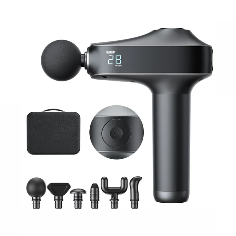 New Arrival Massage Products Brushless Motor Strong Deep Tissue Percussion Muscle Massager Body Professional Massage Gun