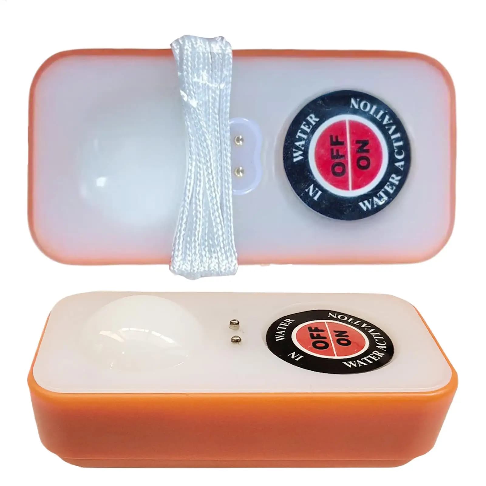 Giubbotto di salvataggio per barche LED leggero ABS attivato ad acqua Gilet di salvataggio ultra luminoso ad alta intensità LED Localizzatore di sopravviventi leggero