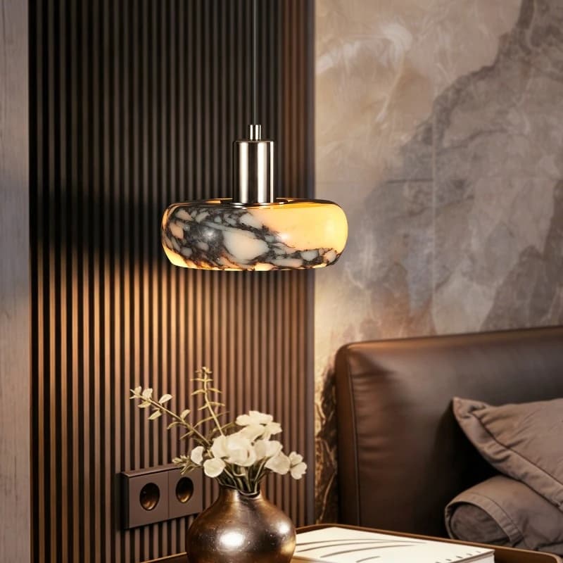 Nuova Lampada a Sospensione Italiana di Lusso Leggero 2026, Lampada Minimalista da Comodino per Camera da Letto e Ingresso, Decorazione Domestica