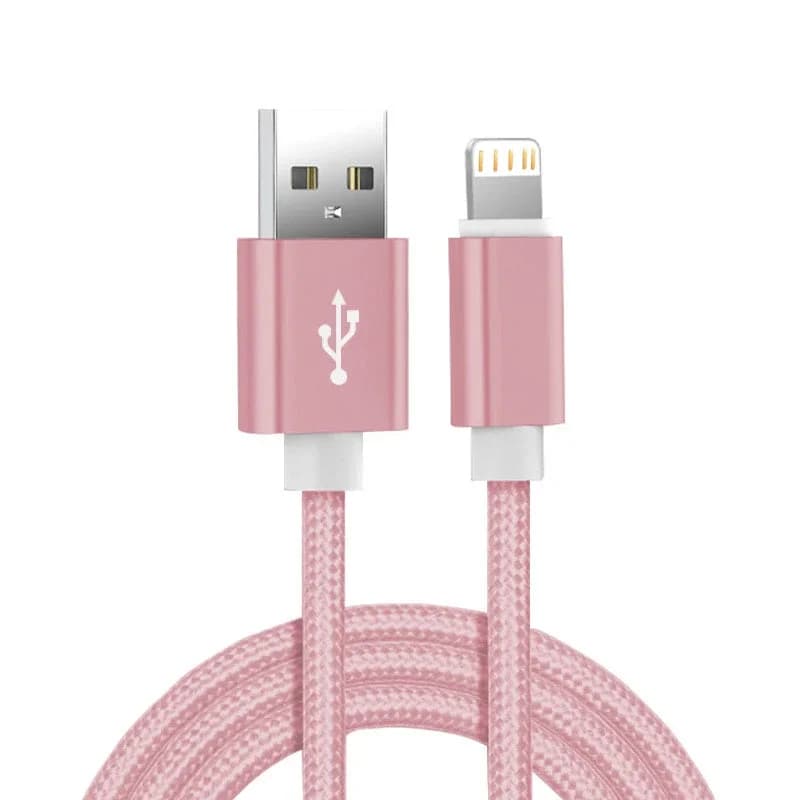 Wired USB Refill Cable for iPhone 14 8 7 6S Plus XR XS 11 12 13 Pro Max iPad 9 Quick Charging Data Cable 1m 2m 3m