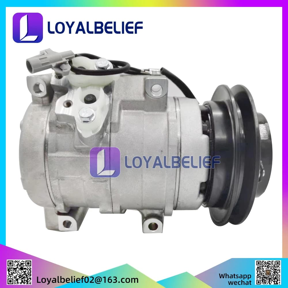 Compressore AC 10S17C per Toyota Landcruiser 1HZ 1FZ 88320-6A260 88320-6A270 88310-6A150 883106A150 447180-5400 4471805400