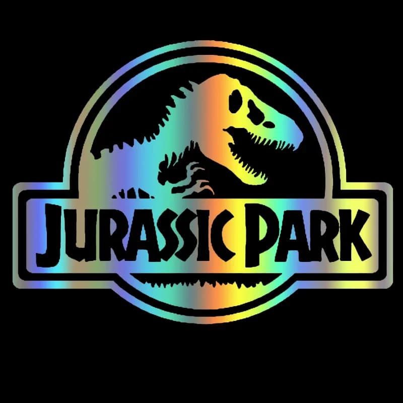 Personality Car Stickers for Jurassic Park decorative accessories for motorcycle decals in waterproof and solar vinyl, 15CM * 10CM