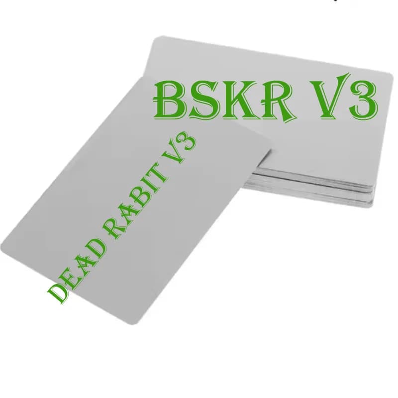 Business cards Blank laser engraving cards Print special logo for siren v4 ARBITER v2 bskr v3 Customizable office supplies