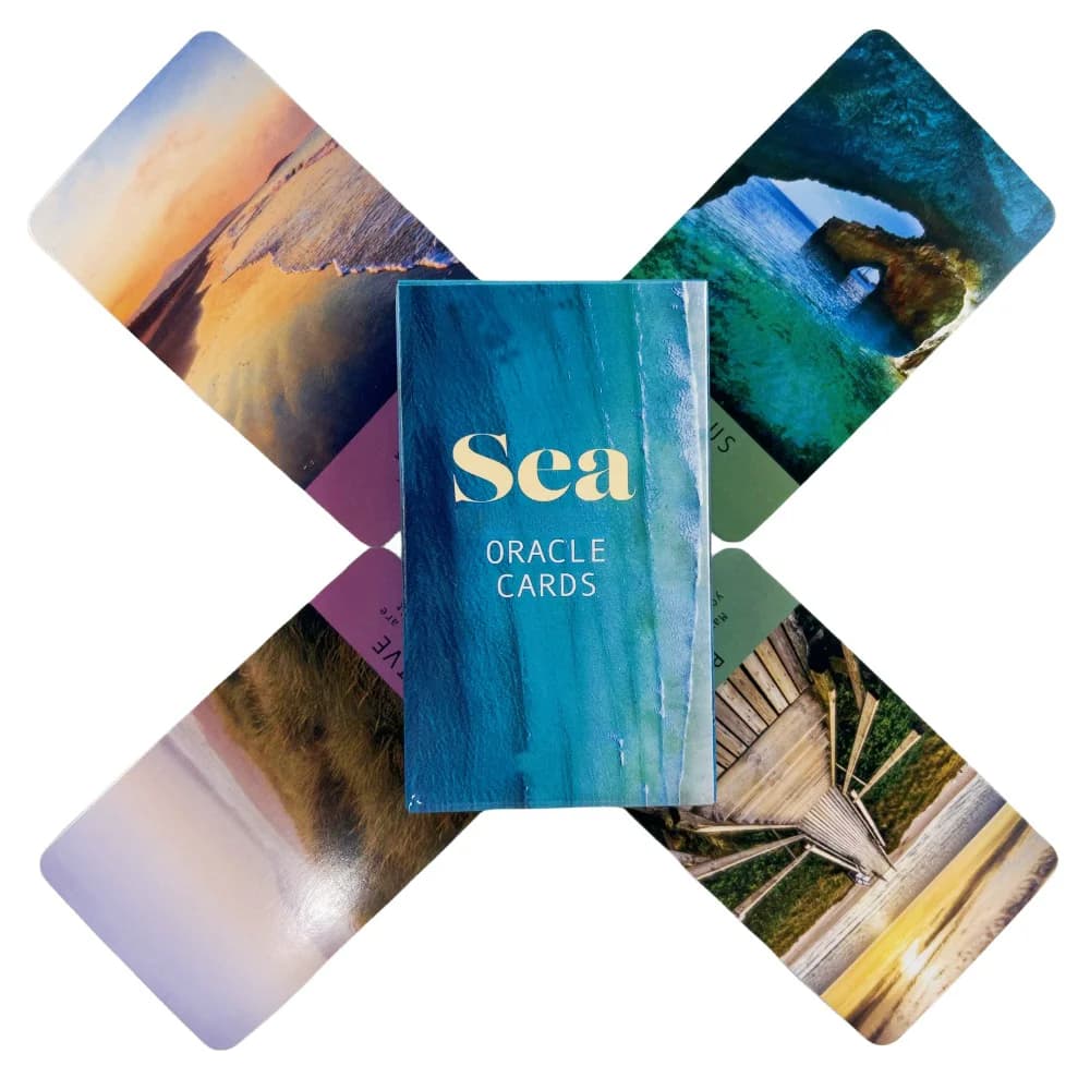 Carte Oracle Sea Soul A 48 Visioni inglesi Edizione divinazione Mazzo Giochi Borad Tarot Lenoramnd per giochi di società