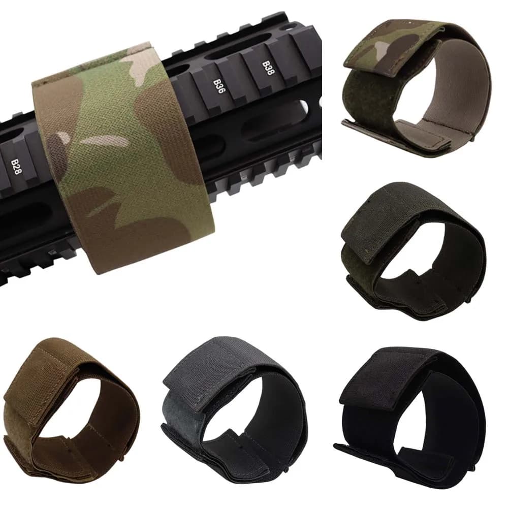 Cinghia di fissaggio magnetica elastica Fucile da caccia Adattatore per attrezzatura softair Organizzatore di archiviazione per cavi Cinghia per organizer di fissaggio per fionda