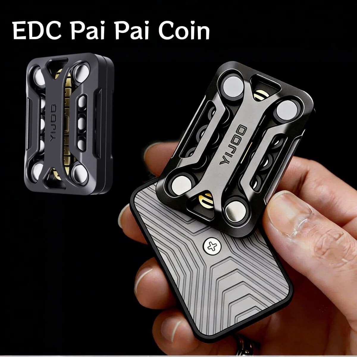 Giocattolo Antistress EDC in Metallo Premium, Slider Magnetico con Feedback Sensoriale Elevato per Adulti, Sollievo da ADHD e Ansia