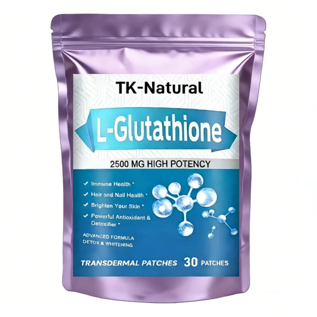 30 Patches L-Glutathione Transdermal Patches With Multi Collagen ,Milk Thistle Natural Anti-Aging Skin Whitening