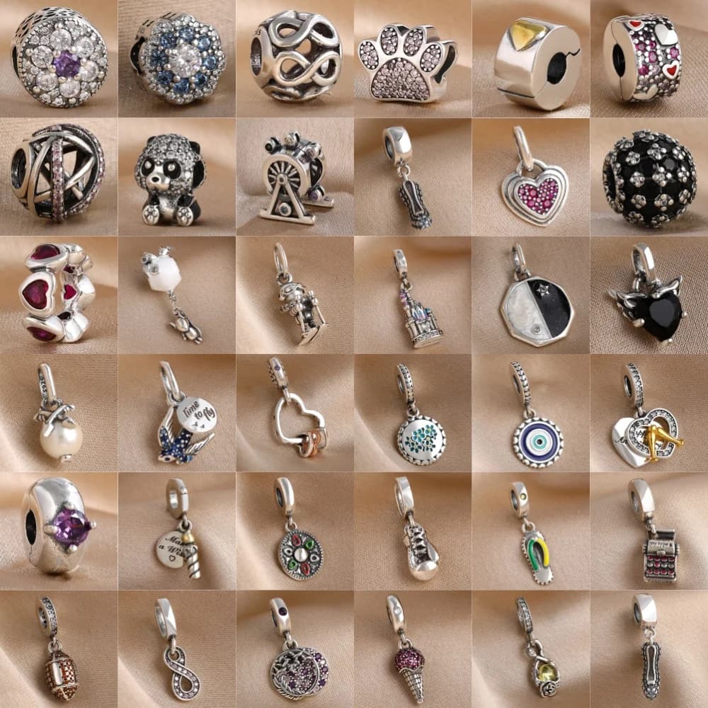 2026 vendita calda 925 argento, zampa di cane, perle panda, stufo, ciondolo gelato, braccialetto originale accessori fai da te gioielli squisiti