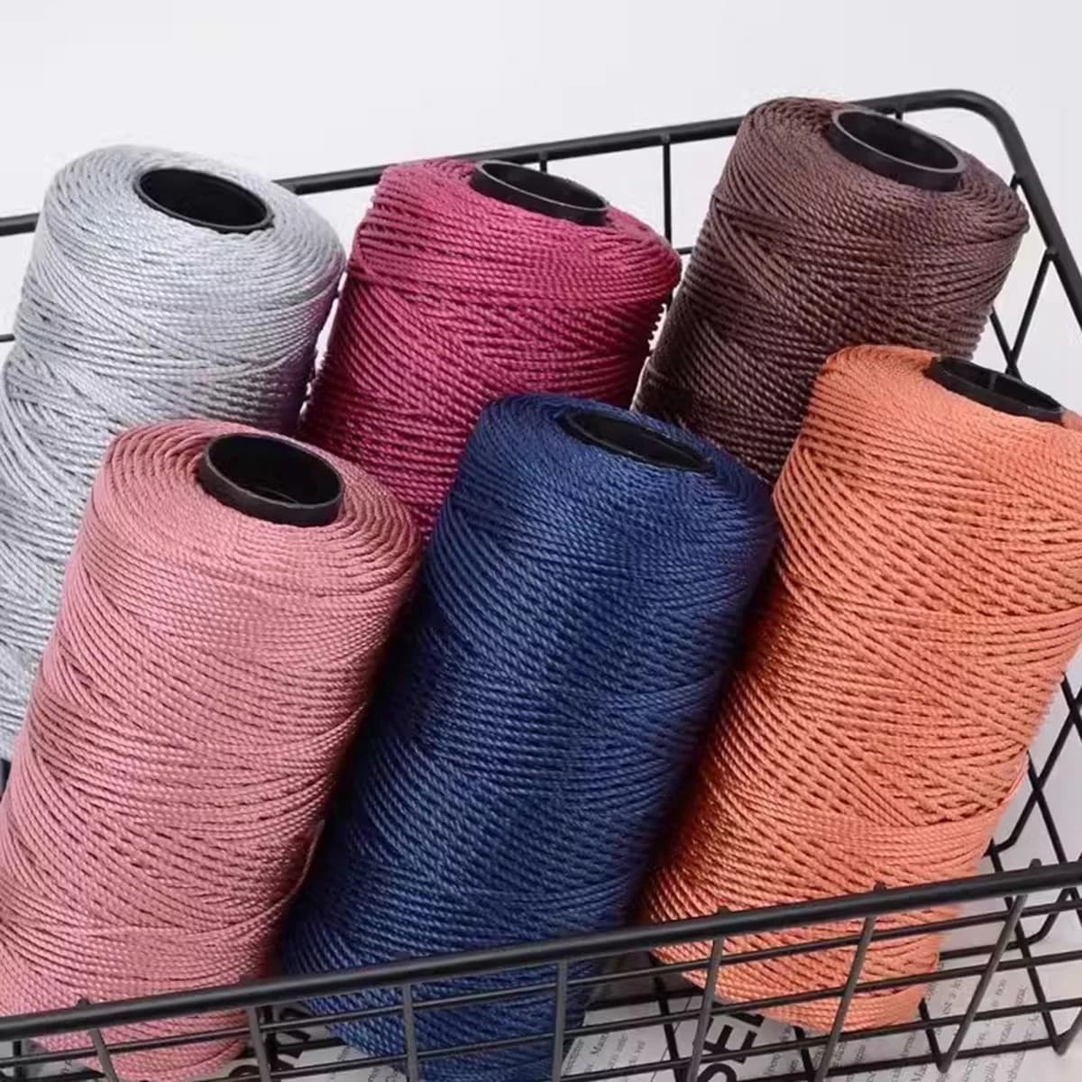 Nuovo filo di seta di ghiaccio in polipropilene a 3 fili Borsa per maglieria a mano fai-da-te Cappello Scarpe Filato Filo all'uncinetto estivo