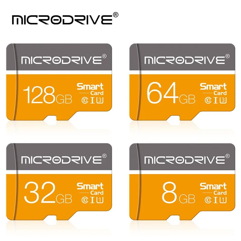 Scheda di memoria Flash Mini SD Scheda SD Micro TF da 128 GB Classe 10 Scheda di memoria da 64 GB 32 GB 16 GB 8 GB per telefoni Drone Fotocamera