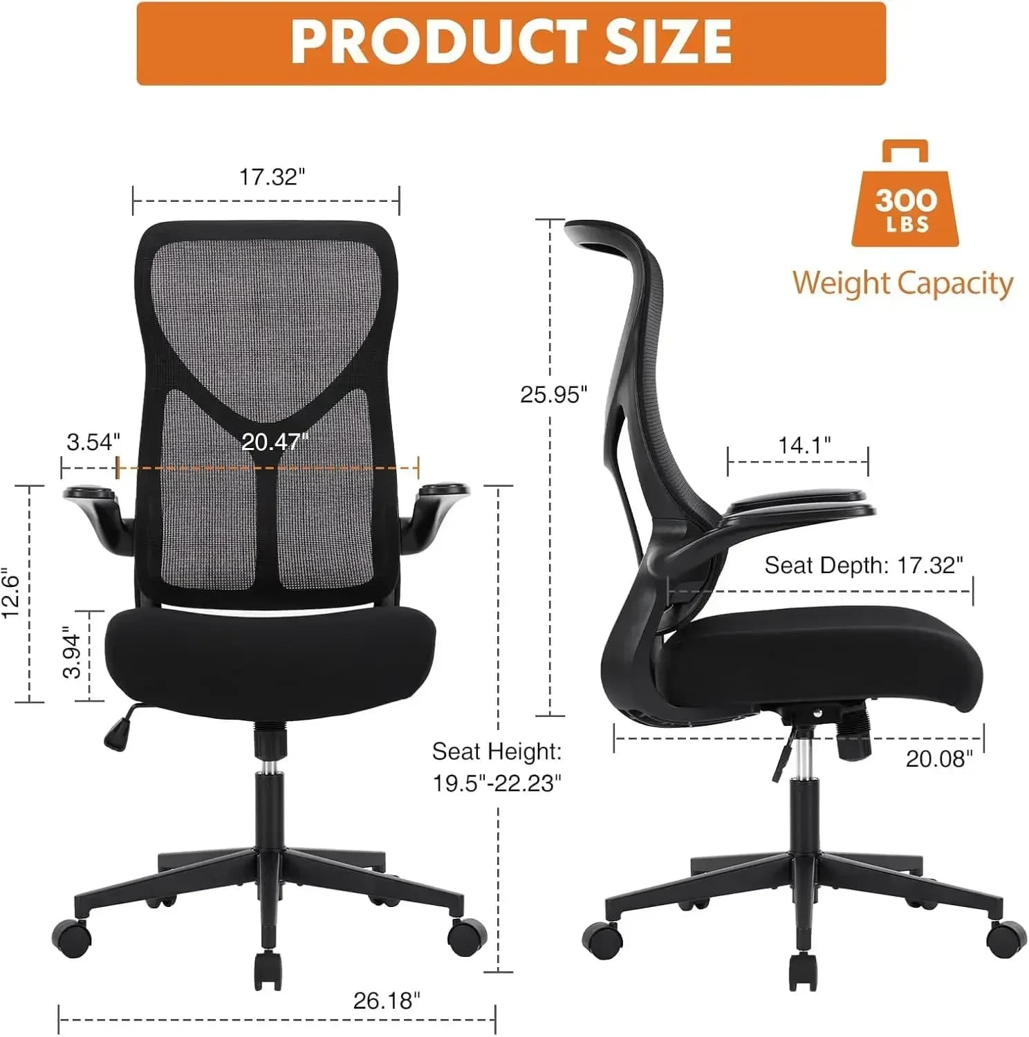 Sedia da Ufficio Ergonomica XMSJ, Comoda Sedia da Gaming con Schienale Alto Girevole e Ruote per Casa e Ufficio