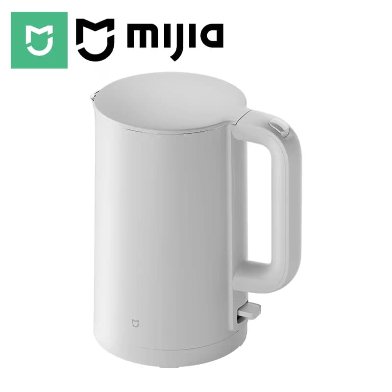 MIJIA 3 electric kettle, double layer cooled body, 1,7 liters 316L stainless steel interior, 1800W rapid boiling, CN version with adapter