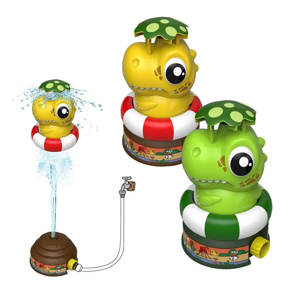 Ufo Space Water Sprinkler Toy For Kids, Led Garden Hose Sprinkler Outdoor Summer Splash Toy Kid Birthday Gifts M9w6