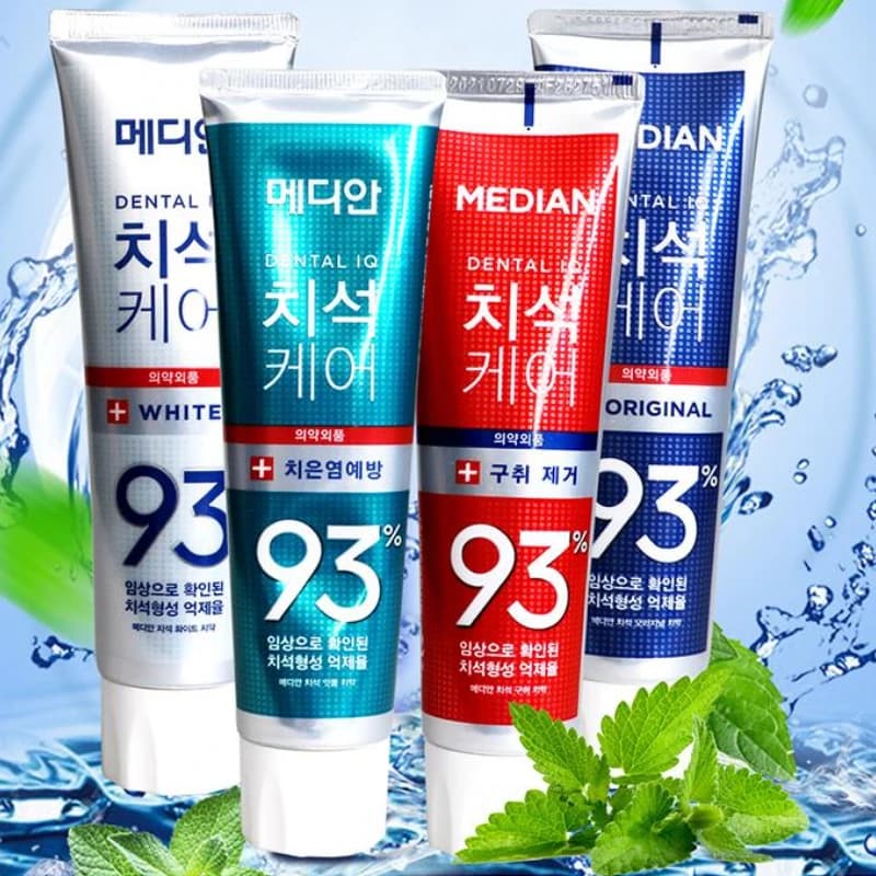 Dentifricio Dental Care 93% Advanced tartaro Solution corea dentifricio sbiancante macchie di fumo rimuovere i denti igiene orale muslimy flavory