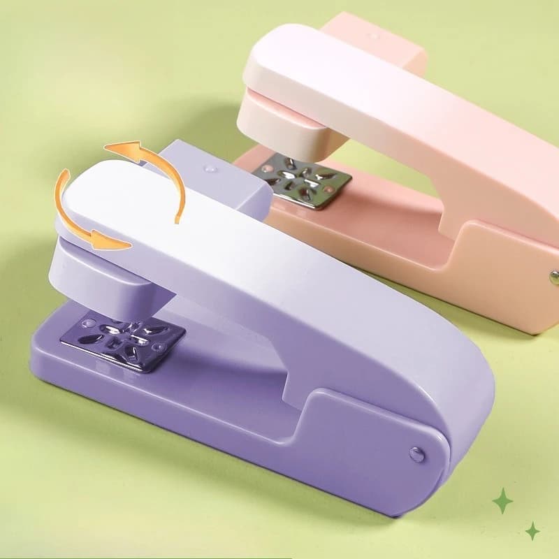 Cucitrice Rotante a 360°, Elegante e Pratica per Ufficio, Salva-Lavoro, Ideale per Studenti, Alta Qualità 12 Graffette